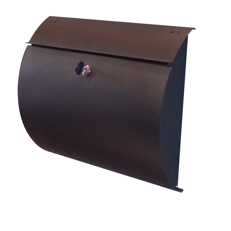 locking wall mounted mailbox reviews allmodern christmas mailbox swag garlands